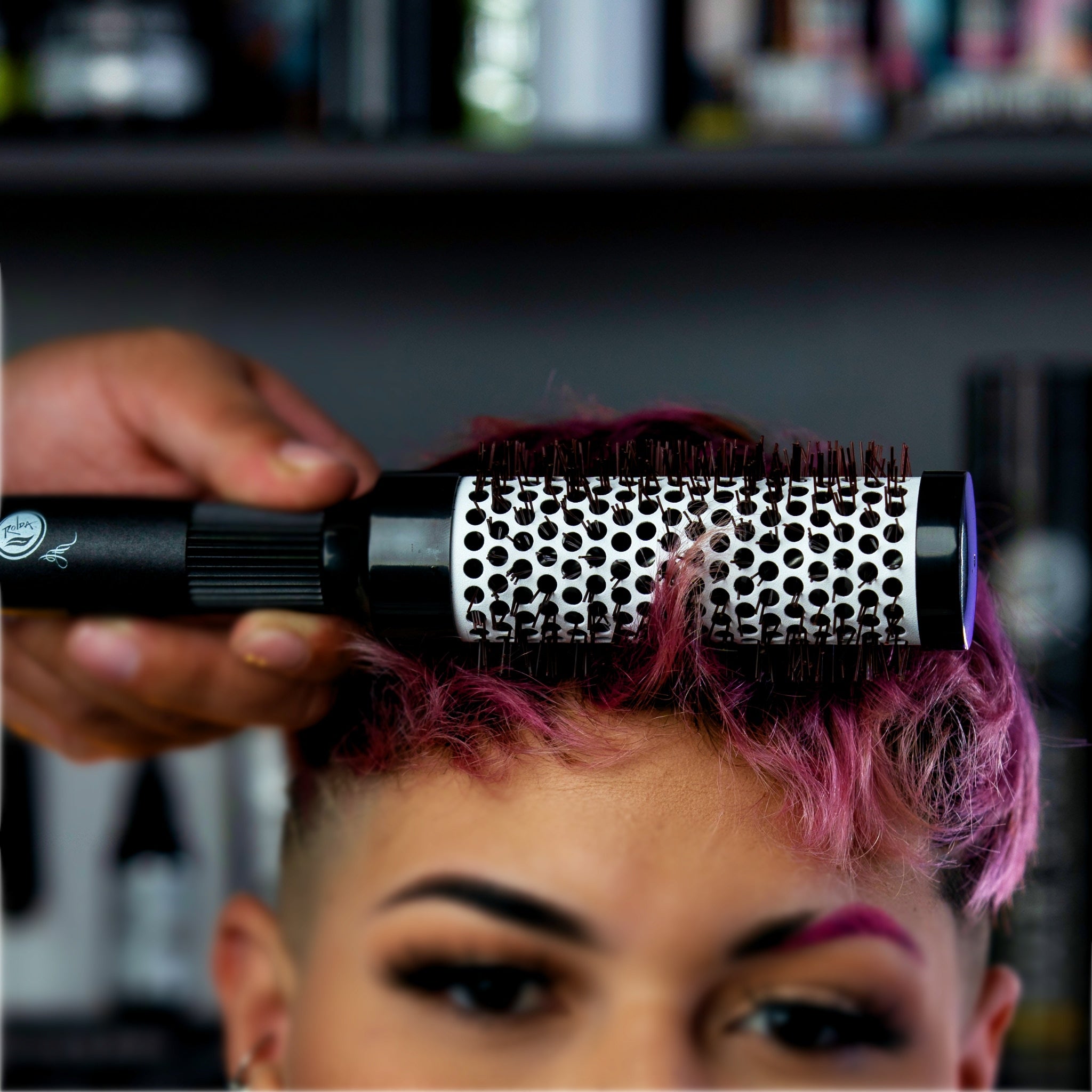 Buy the Men's Barber Round Blow Drying Hair Brush – Rolda