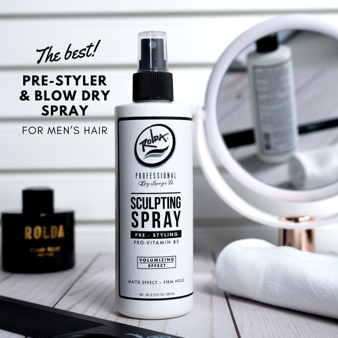 Buy the Pre-Styling Sculpting Hair Spray – Rolda Cosmetics Mens
